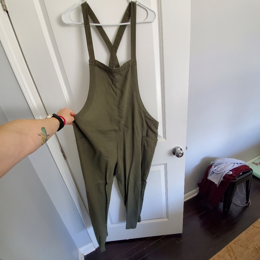 Bdg linen overall/jumper